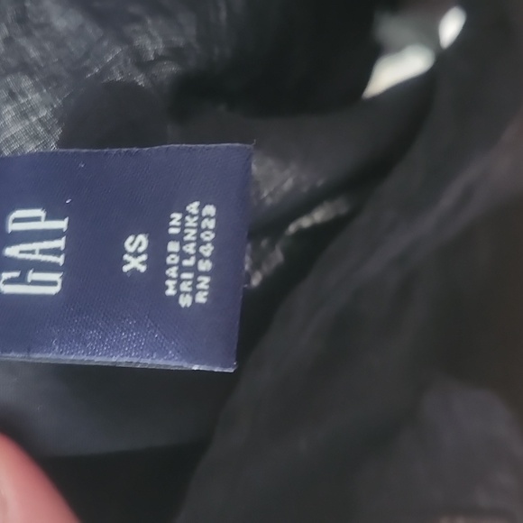 GAP Blue Sleeveless Crew Neck Blouse - Picture 7 of 10